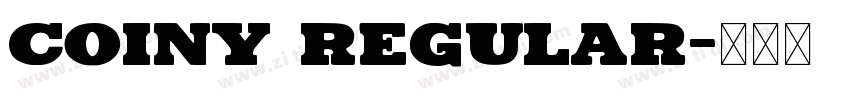 coiny regular字体转换